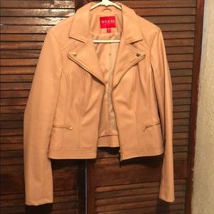 Blush PU Jacket Guess